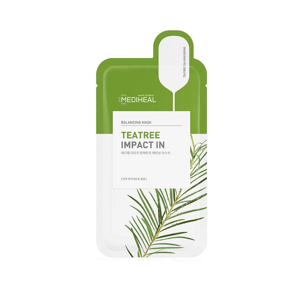 Mediheal Tea Tree Impact In balancIng Mask 10 Sheets
