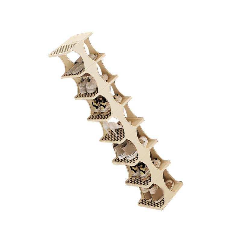 Shoe Rack Organizer Multiple Tiers Space Saving Vertical Shoes Shelf for Home Dorm Door Entryway