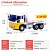 Inertia Simulation Mini Alloy Semi-trailer Tanker Truck Model, Children's Engineering Vehicle Toy For Kids, Ideal Gift Collection For Boys