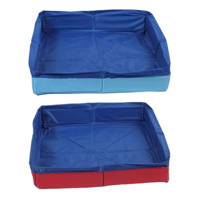 Tragbarer Hundepool PVC Haustierbadewanne Faltbarer Swimmingpool Für Kleine Hunde Und Katzen Innen Außenbereich