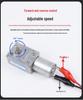 JGY370 High Torque Mini DC Geared Motor with Variable Speed, Power-Off Self-Locking, and Forward/Reverse Features (12V/24V/6V)