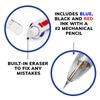 Retractable Ballpoint Pen with Mechanical Pencil BIC. 4-Color 3-in-1