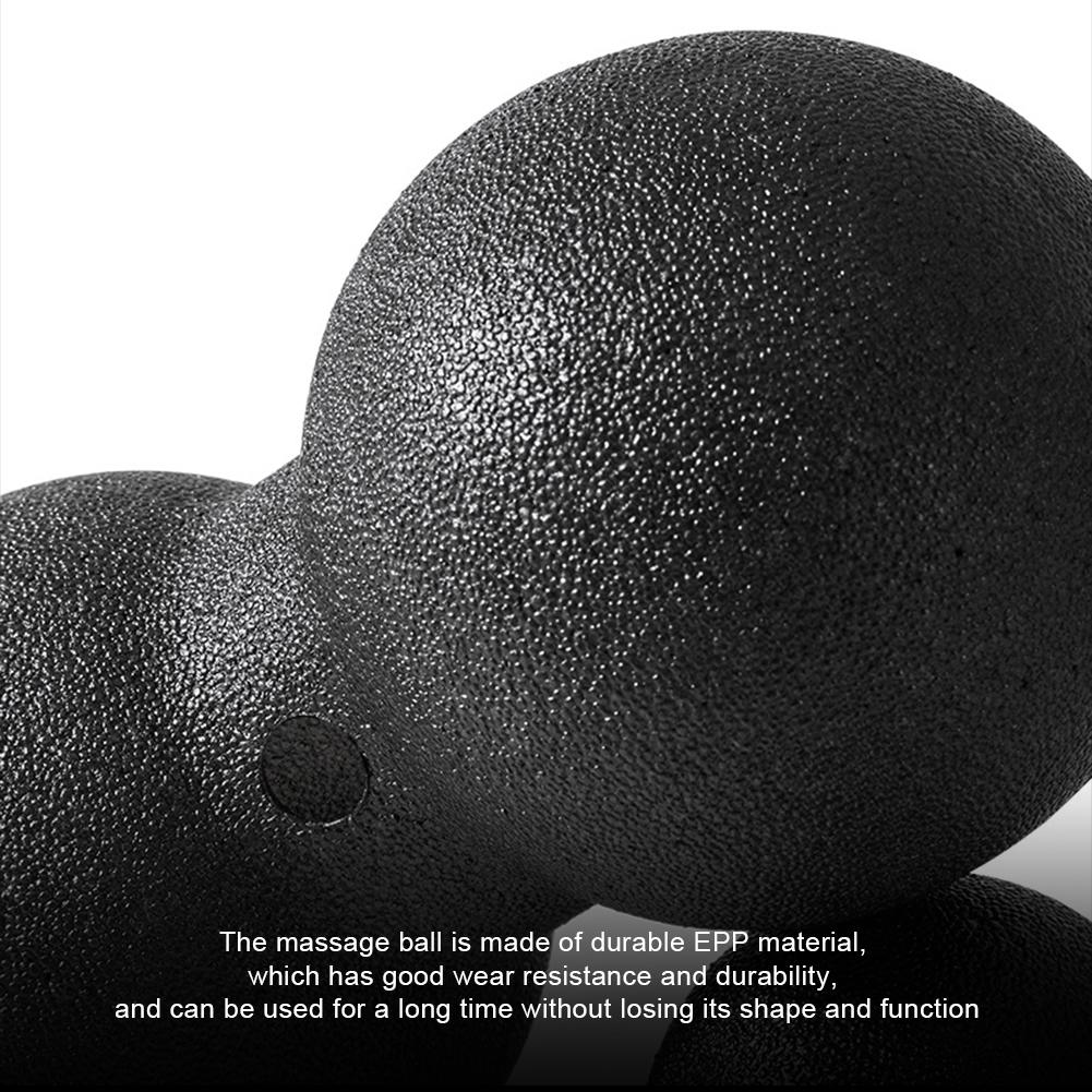 Peanut Massage Ball Deep Tissue Roller Relax Tight Muscles Peanut Balls Myofascial Release EPP Exercise Ball for Home Use