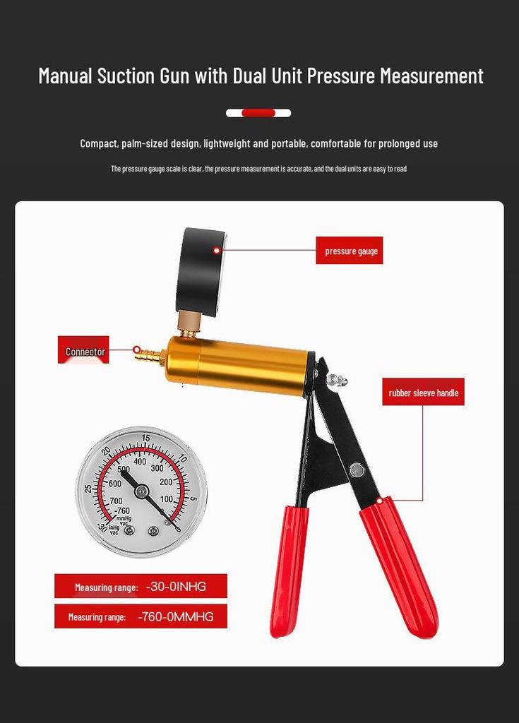 Manual Brake Fluid Vacuum Pump & Oil Extractor Tool
