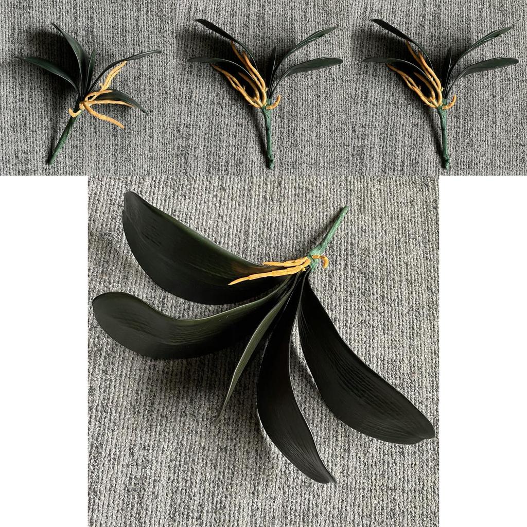 Artificial Eva Phalaenopsis Orchid Leaf For Flower Arrangement And Decor