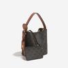 Fashionable Portable Small Bag Women's Contrasting Color Casual Bucket Niche Texture Commuting Cross-body