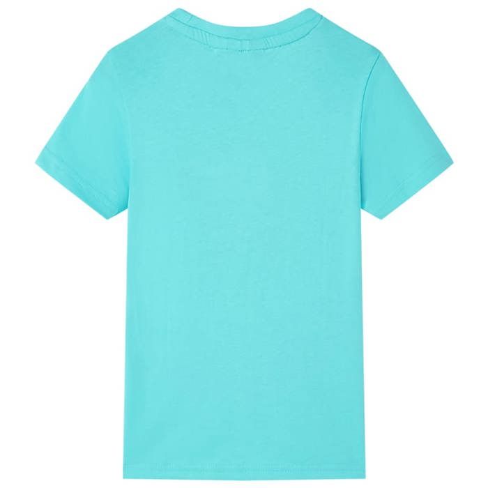 Children's T-shirt with Short Sleeves Aqua 92/104/116/128/140