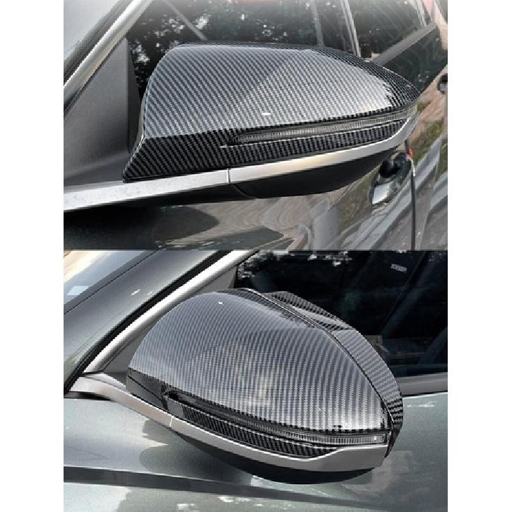 ABS Carbon Fiber Side Rearview Mirror Stick Cover For Hyundai Tucson -