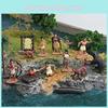American Indians Figure Model Collection With Plastic Construction For Educational And Decorative Use