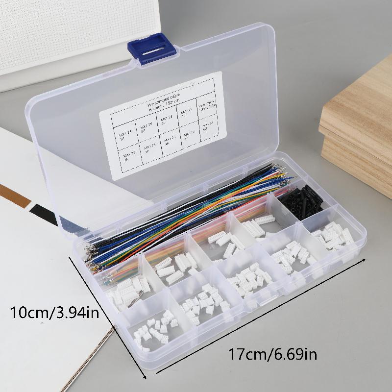 

Pre-Crimped 15cm Cables Kit for Pixhawk: 1.25mm Pitch, Molex PicoBlade Connectors with Socket and Plug.