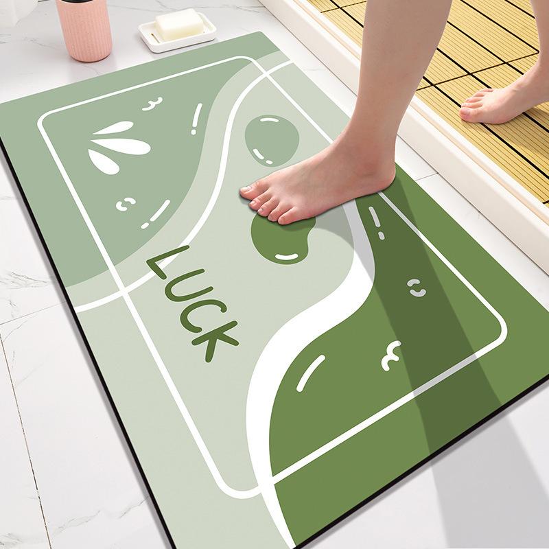Diatom Mud Cushion Absorbent Mat Toilet Entry Door Non-slip Mat Bathroom Foot Mat Toilet Entry Carpet