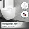 Jue Fish Roll Self-Adhesive Floor Drain Stickers Cutable Shower Drain Hair Catcher Disposable Mesh Sink Strainer Filter Screen Sticker
