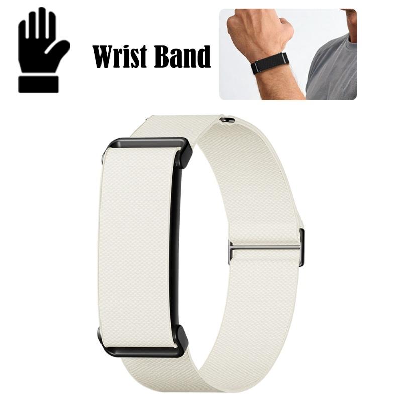 Sport Nylon Wristband + Armband Combo for Google Fitbit Air Integrated Metal Frame Strap Adjustable Sliding Buckle Sport Band