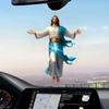 2D Car Christmas Acrylic Pendant Auto Rearview Mirror Interior Decoration Hanging Ornament Toy Auto Interior Accessories