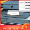 For VW For Volkswagen GTI/CC/V6/V8/Caddy/Jetta/Lavida Specific ABS Plastic Trunk Badge Sticker Silver Black Decorative Label W