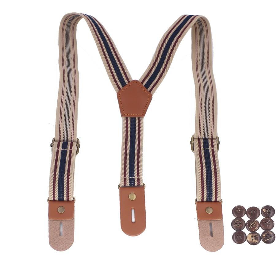 

Baby Suspenders New Leather Braces Buttons Tirantes Kids Suspensorio Children Bretelles Hommes Jartiyer Bretels шампанского