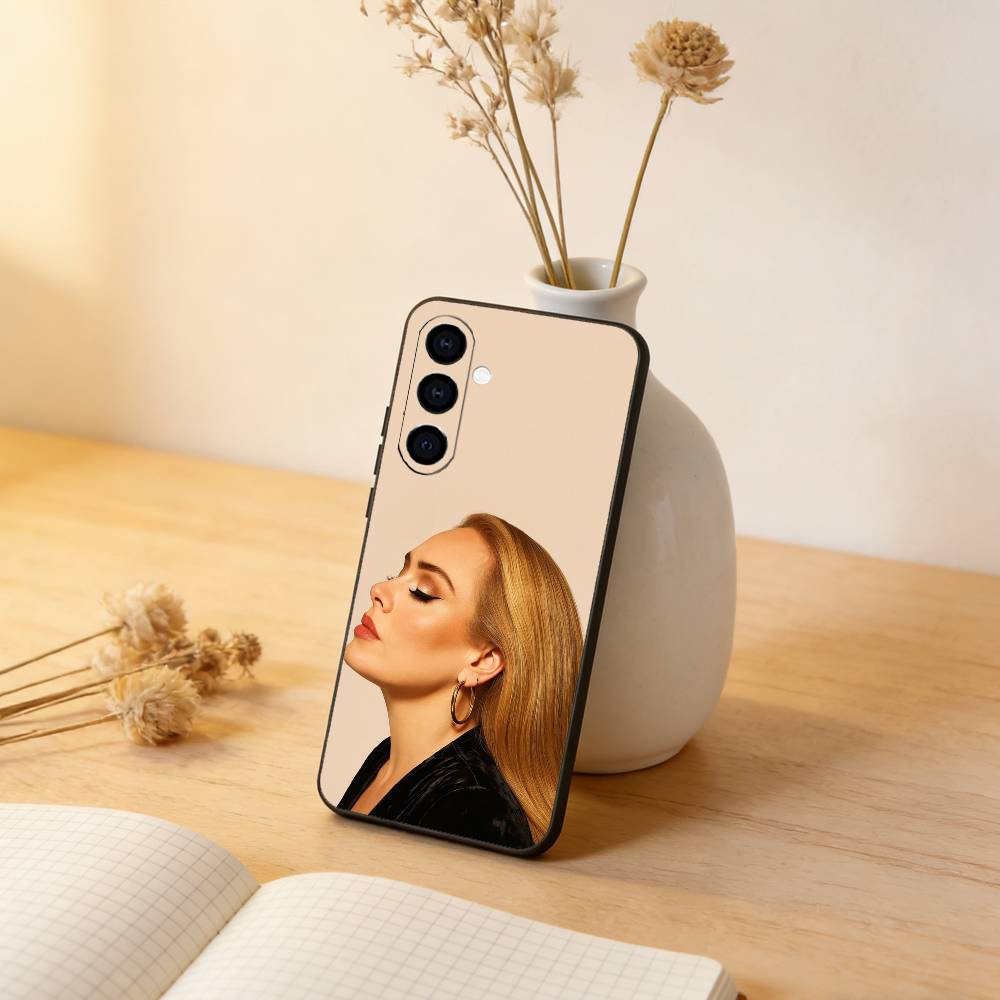 Singer A-Adele Phone Case For Samsung Galaxy A73,A72,A71,A70,A53,A52,A51,Soft Silicone Black Cover