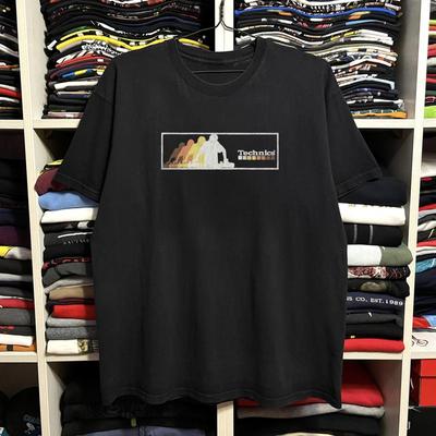 Seltenes Technics Classic T-Shirt Schwarz S