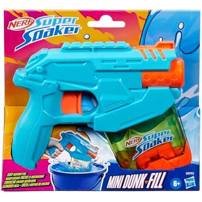 Blaster à eau - super soaker - mini dunk-fill - remplissage instantané - réservoir translucide - 101 ml