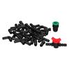 34Pcs/Set Drip Irrigation Kit G1/2 Faucet Adapter Tee Connector Spray Watering Supplies