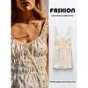 Za2024 Summer New Product Women's Clothes Low Collar Sling Flower Print Silk Satin Texture Dress 3120015 061