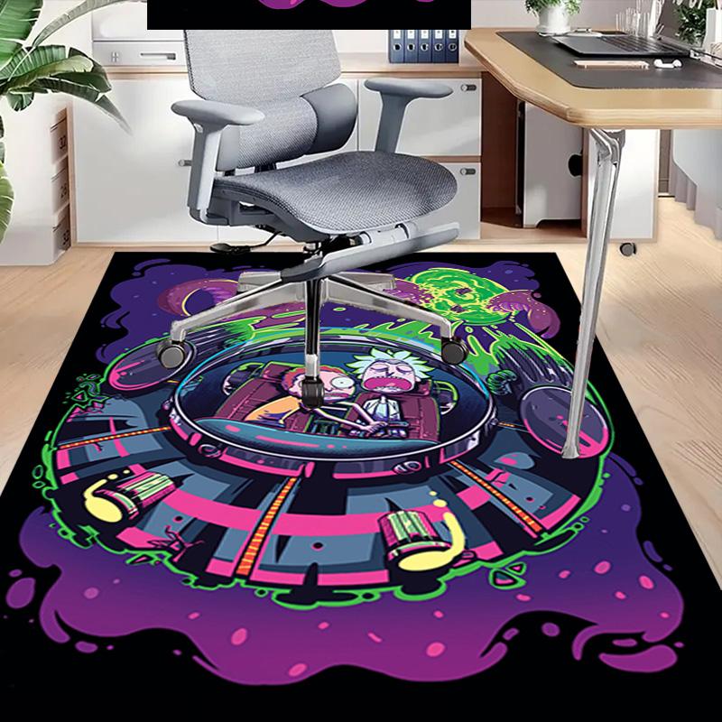 Space Adventure Friends Carpet For Playroom Bedroom Living Room Sofa Home Decorkids Game Area Rug Nonslip Floor Mat