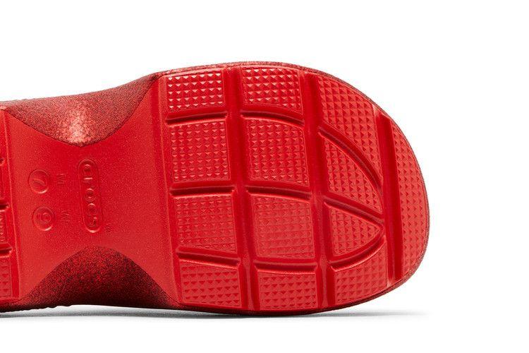 Crocs Stomp Slide Hello Kitty 50th Anniversary Red Glitter