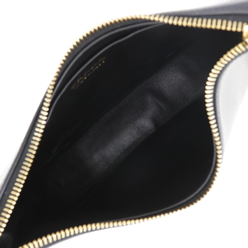 Prada Arche Shoulder Bag 1BC194 2WAYShoulder Hobo Bag Black Calfskin Women Used