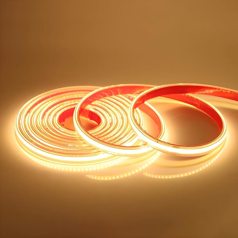 Ταινία LED COB 220V με Αυτοκόλλητη Ταινία, Φις Ρεύματος ΕΕ, RA 90 Υψηλής Πυκνότητας, Αδιάβροχη IP65, Ευέλικτη Ταινία LED