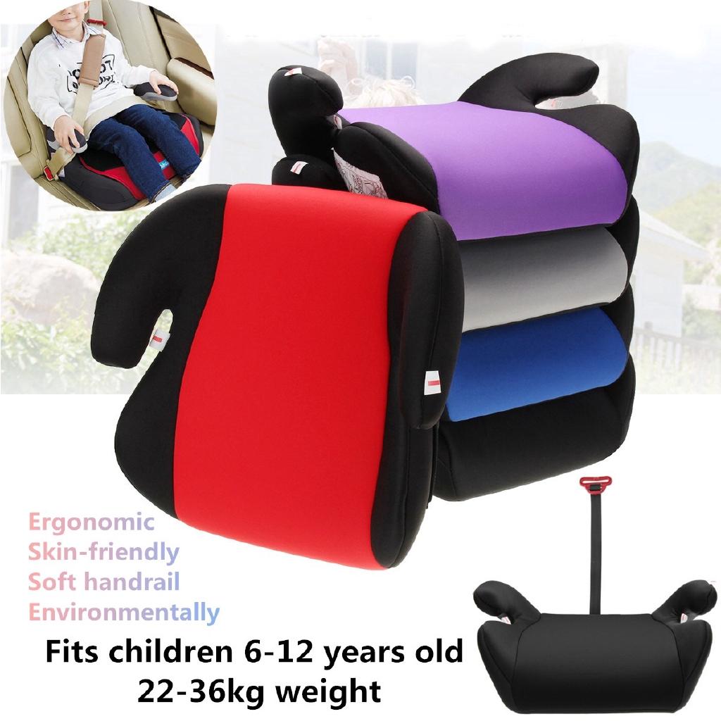 ECE Certification Car Booster Seat Safe Sturdy Kids Children Baby Increased Seat Pad Fits 6-12 Years Old Multi-color
