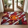 Manchester United Design Kristall Samt Teppich Weiche Dekorative Matte für Schlafzimmer Eingang