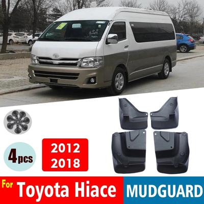 FOR Toyota Hiace 2012-2018 Mudguards Fender Mud Flap Guard Splash Mudflaps Car Accessories Auto Styline Front Rear 4pcs Mudguard