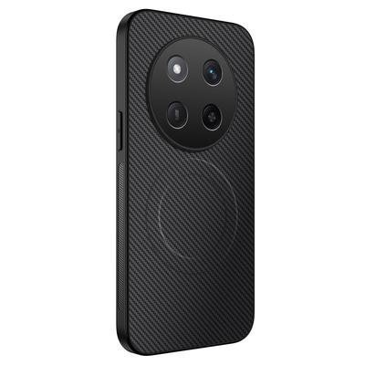 Applicable To Huawei Honor X70 Carbon Fiber Pattern Magnetic Mobile Phone Case Honor X9D Anti-drop Honor X9C Protective Case