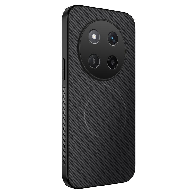 Applicable to Huawei Honor X70 carbon fiber pattern magnetic mobile phone case Honor X9D anti-drop Honor X9C protective case