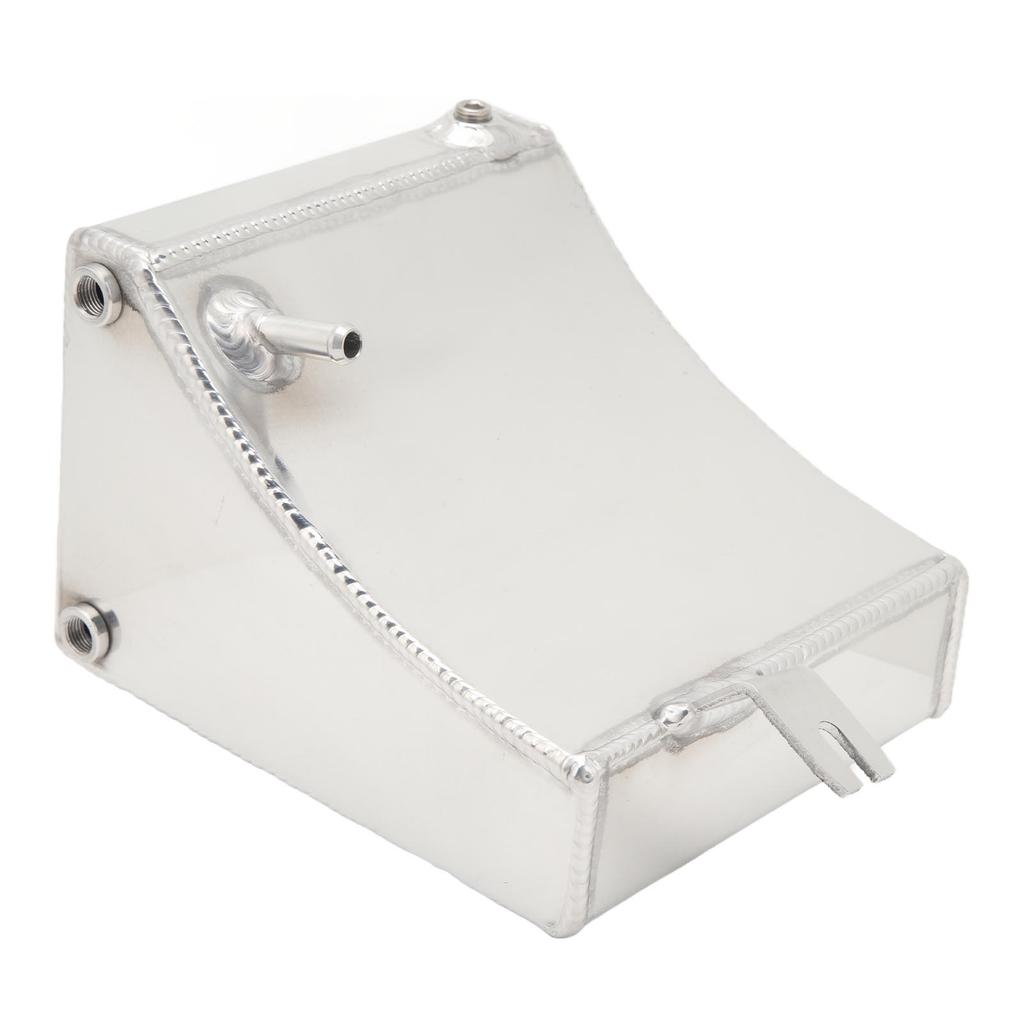 Coolant Overflow Tank Kit Leakage Prevention Aluminum Radiator Overflow Expansion Tank Kit for S13 All Models Silver