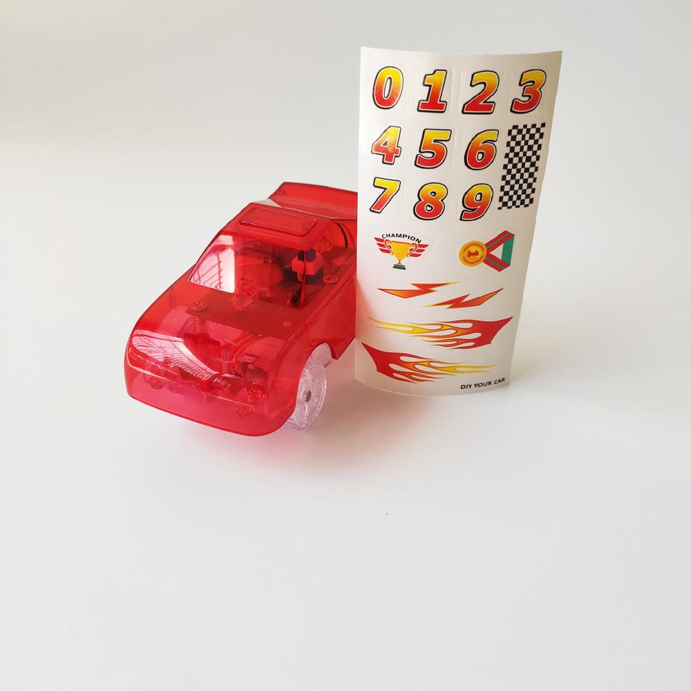 Ηλεκτρικό Διαφανές Αυτοκινητάκι Παιχνίδι Καραμέλα με 5 Φώτα και Φωτεινά Χαρακτηριστικά Για Όλα τα Παιδιά