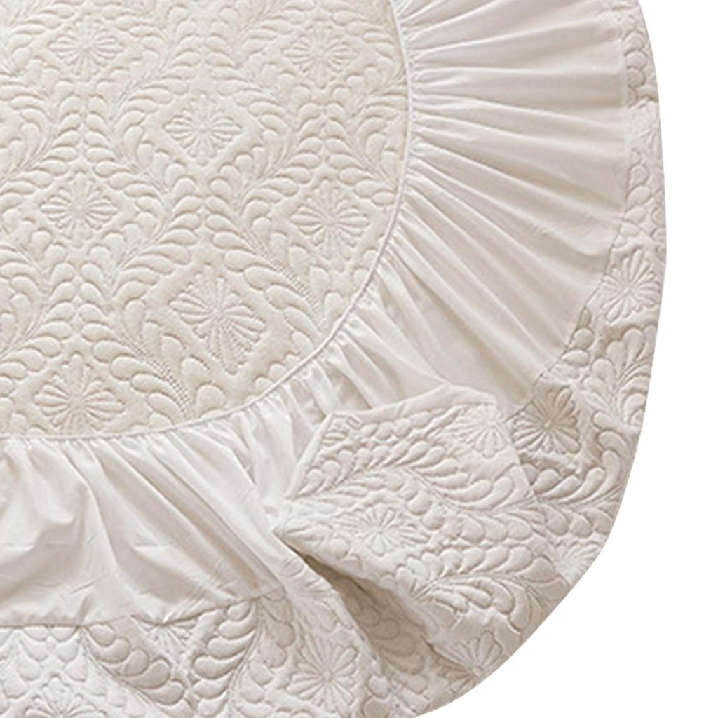 Mattress Cover Water Resistant Soft Dust Prevention Brushed Fabric Mattress Protector for Home Hotel 180x200cm