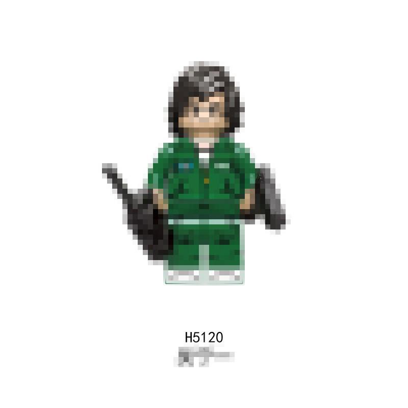 RT8004/8007 Third-Party Building Block Figures H5117-5124 Toy Set