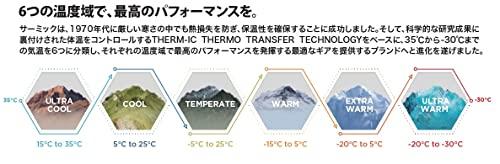 [Thermic] Trekking Temperate Socks, Gray/Navy, Sizes 39/41 (24.5-26.0cm)