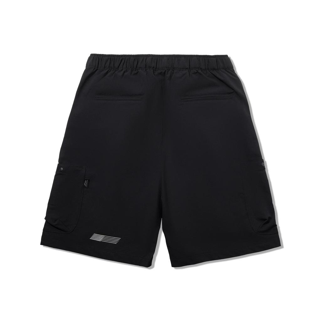Li Ning Solid Color Soft Breathable Versatile Loose Sports Shorts Men Shorts AKSV707-2