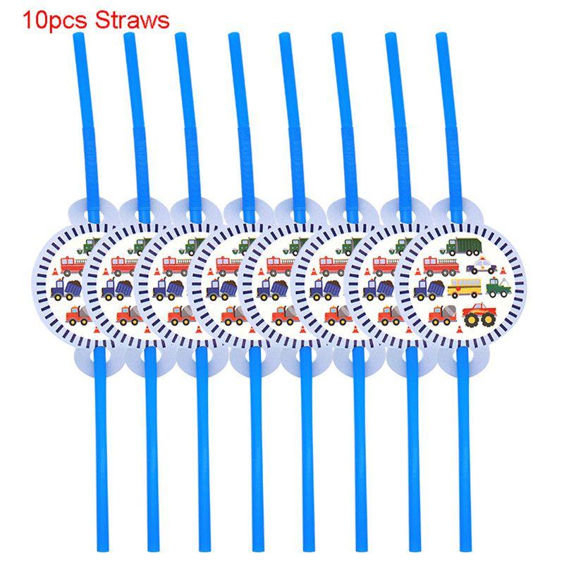Engineering Car Childrens Birthday Party Theme Decoration Tableware Disposable