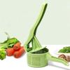 Spinner Vegetable Creative Pressing Vegetable Stuffing Squeezer Fruit Squeezing Tool Hand-Pressure Dehydration Tool for Kitchen Dining (Green)