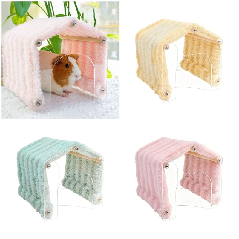 Hamster Rodents Hideaway Toy Gerbil Shelter Hideouts Pet Habitat Bed for Ferrets Hamster Toy Guinea Pigs Toy