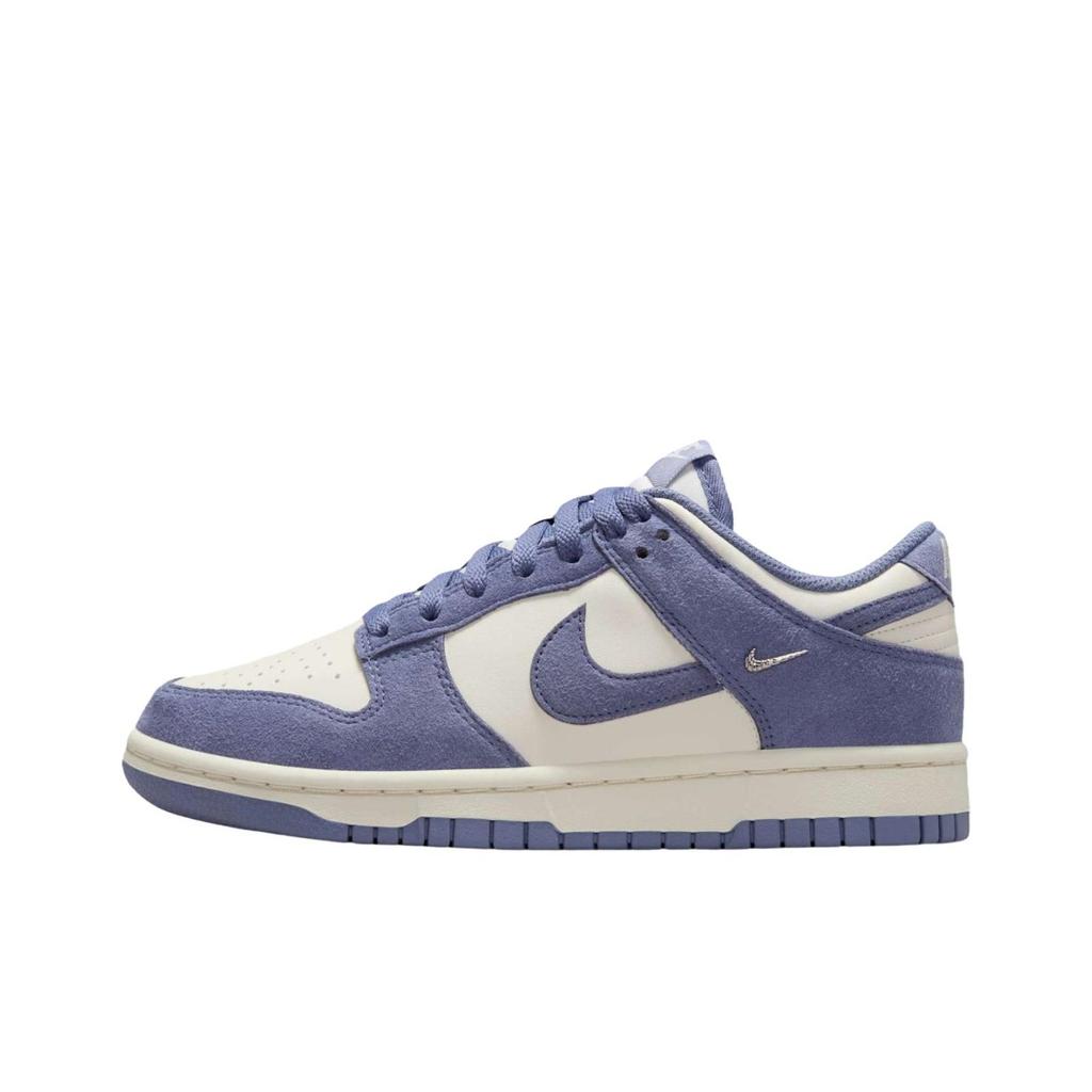 Nike Dunk Low Mini Swoosh - World Indigo Women Sneakers Purple Sail Metallic-Silver IB4417-103