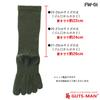 Gutsman Winter Strong Set for the Thick Winter Socks for Cold and Size Black Five-Toe Socks, 2-Pair (FW-01), Self-Defense Forces, Weather, Boots,