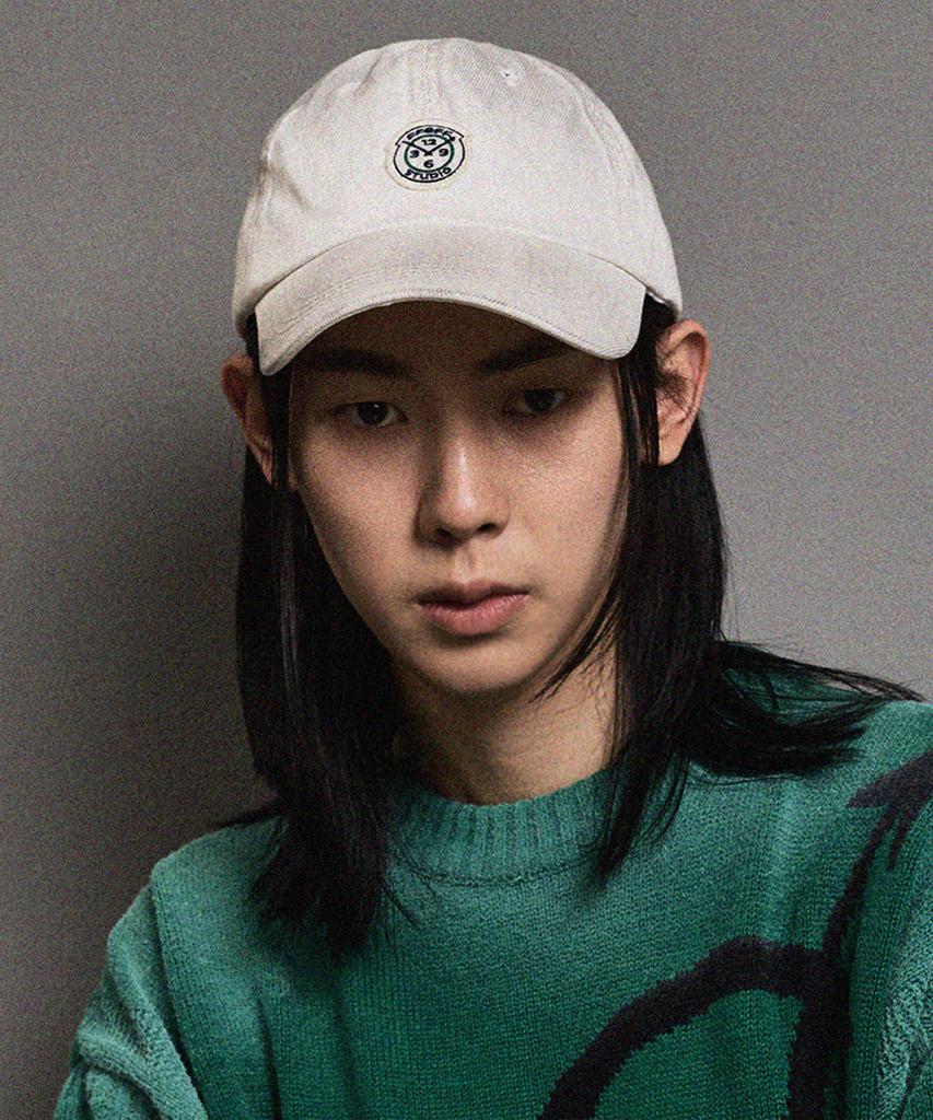 FFEFF STUDIO Dirty Wash Wappen Ball Cap (Ivory)