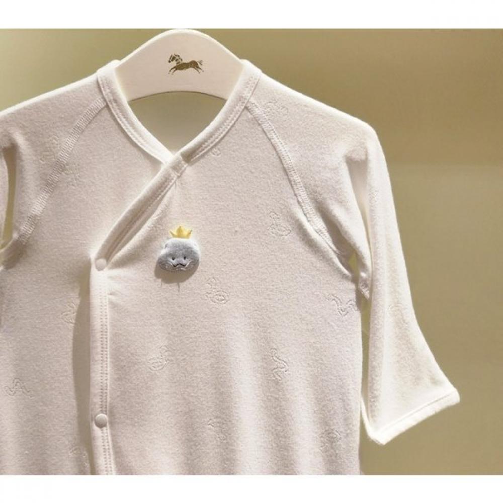 ETTOI Albino Baby Gown + Handkerchief Set   07s017151  07r085102