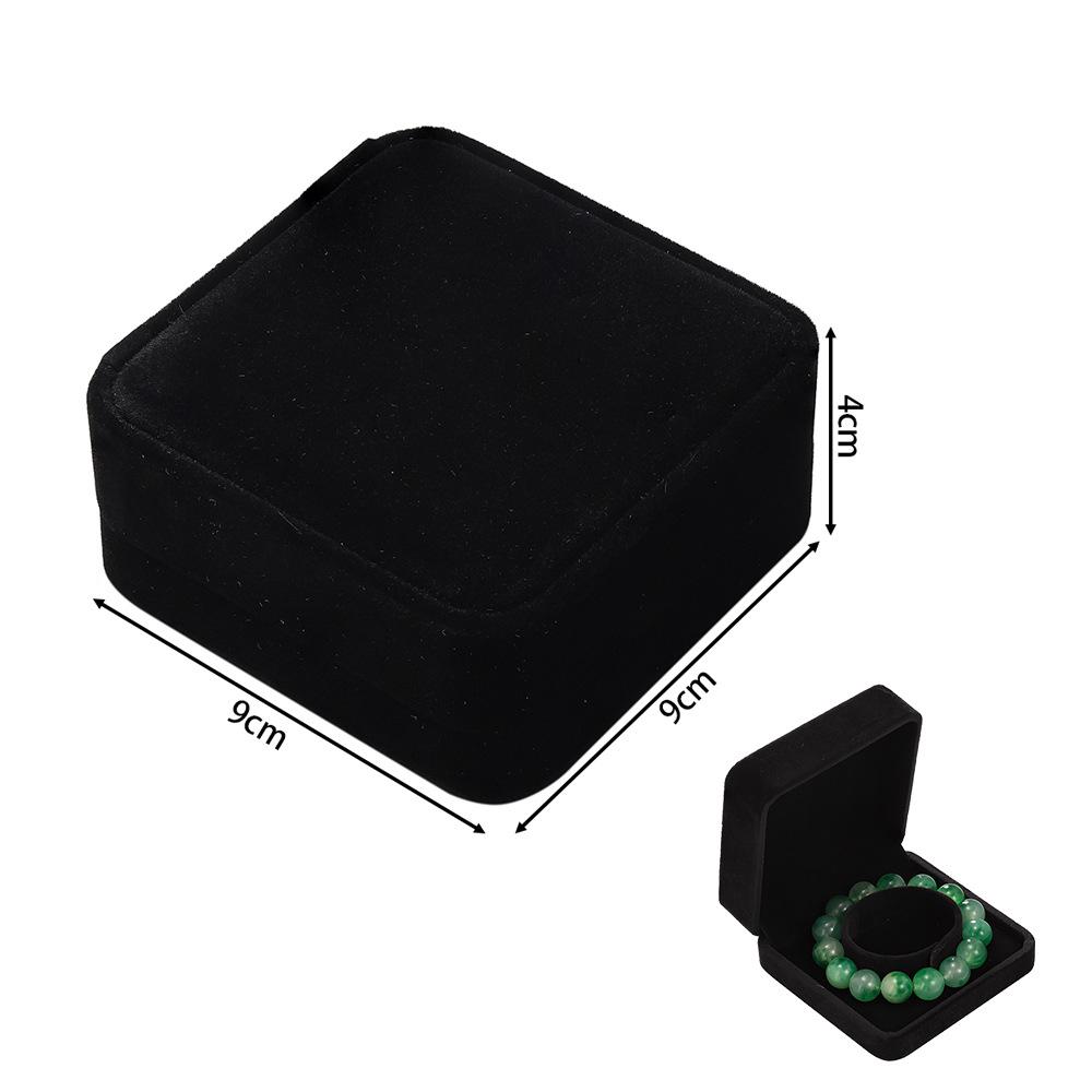 Rounded Flannel Jewelry Box for Rings, Earrings, Pendants, Bracelets, Bangles, and DIY Packaging.