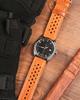[hemsut H] Genuine Leather Watch Band, Perforated Design, Soft and Flexible, Italian Vegetable Tanned Leather Quick Release Band