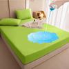 Waterproof Bed Sheet Bedcover Solid Color Bed Protector Cover Mattress Topper Quilted Cotton Waterproof Bed Sheet